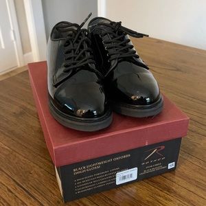 Black Lightweight Oxfords (high gloss) - Rothco Shoes